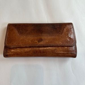 Frye Melissa Trifold Antique Leather Wallet